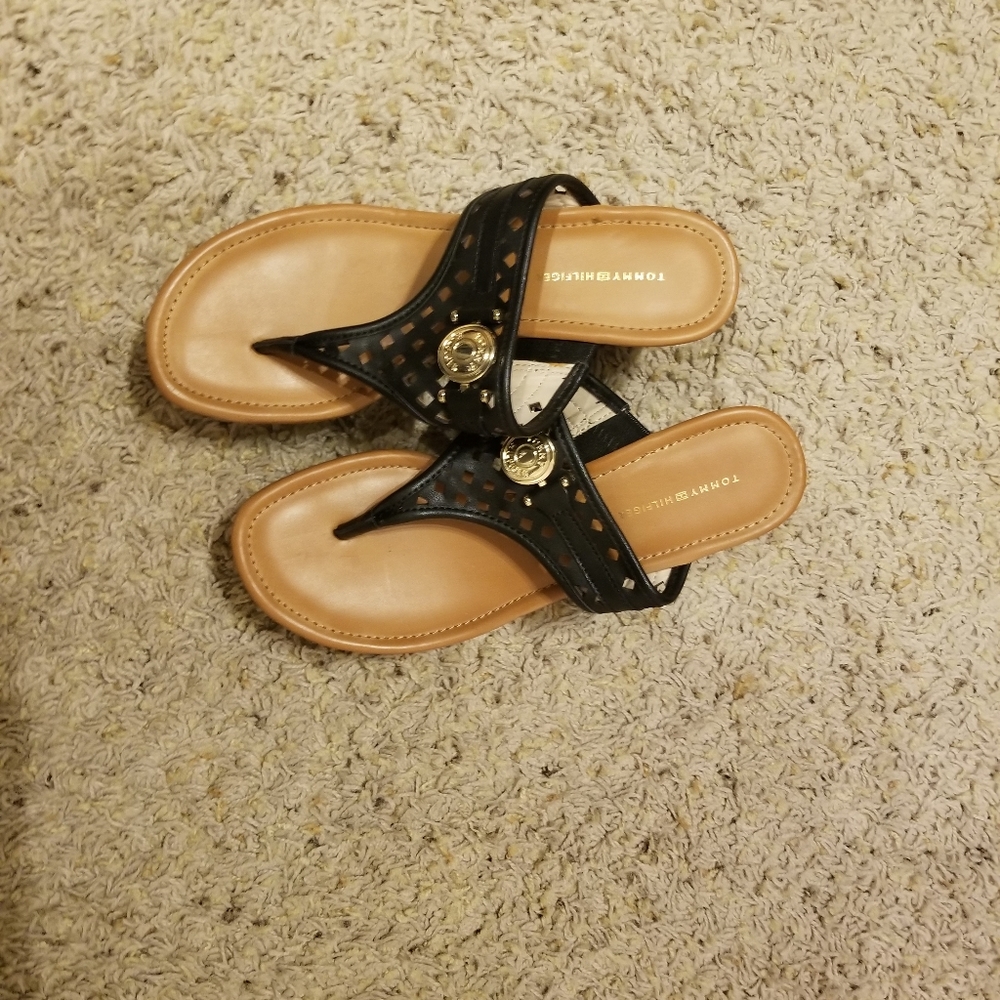 Beautiful black Sandals (only one time worn)!!!